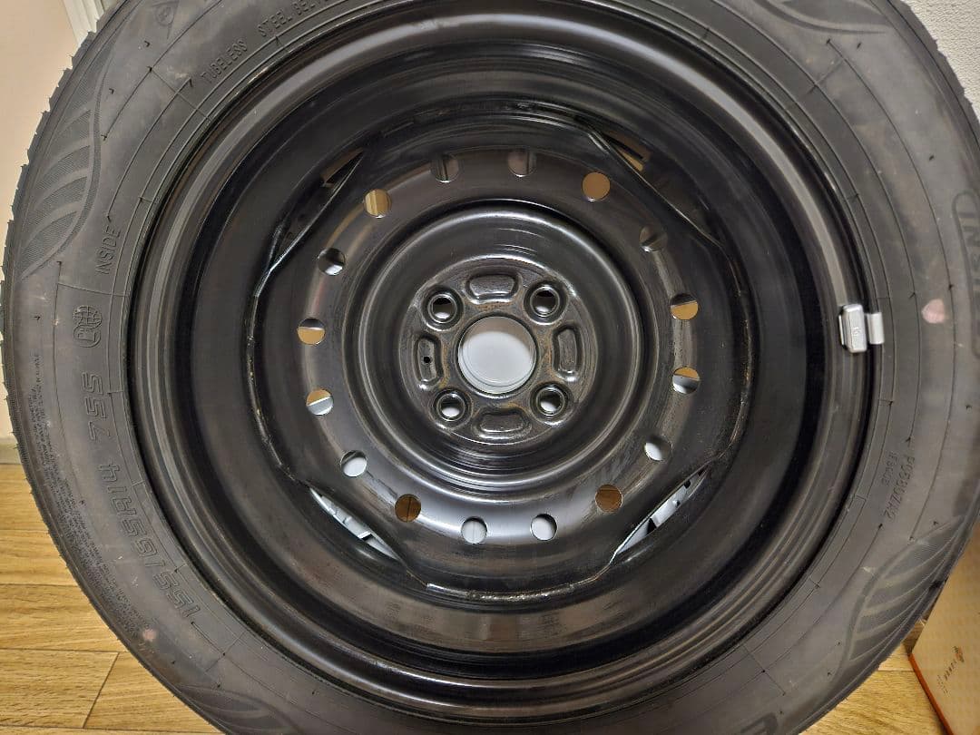 新品スペーシアX 純正 14インチ タイヤ・ホイール　4本セット　ナット付き