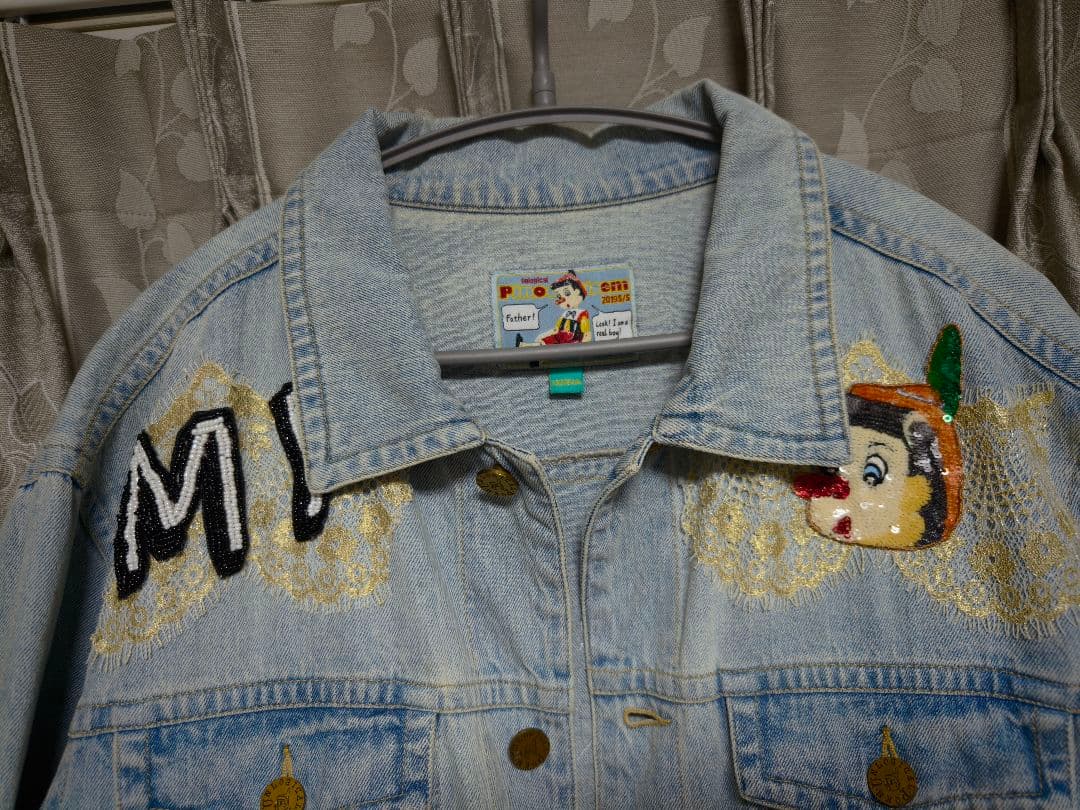 Unlogical Poemビーズ刺繍デニムジャケット