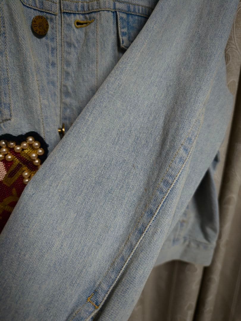 Unlogical Poemビーズ刺繍デニムジャケット