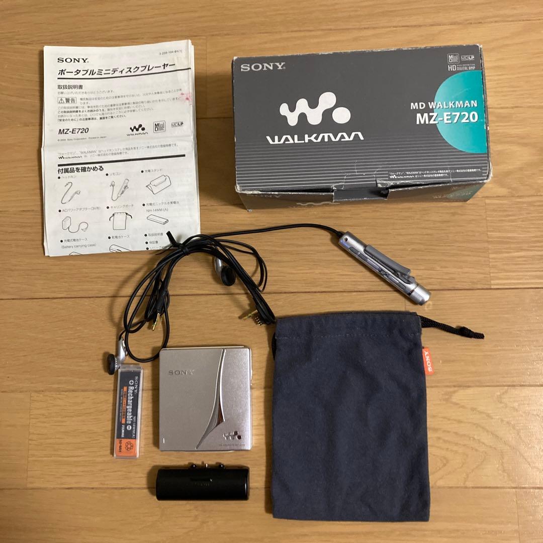 ソニーMDウォークマン　SONY MD WALKMAN MZ-E720