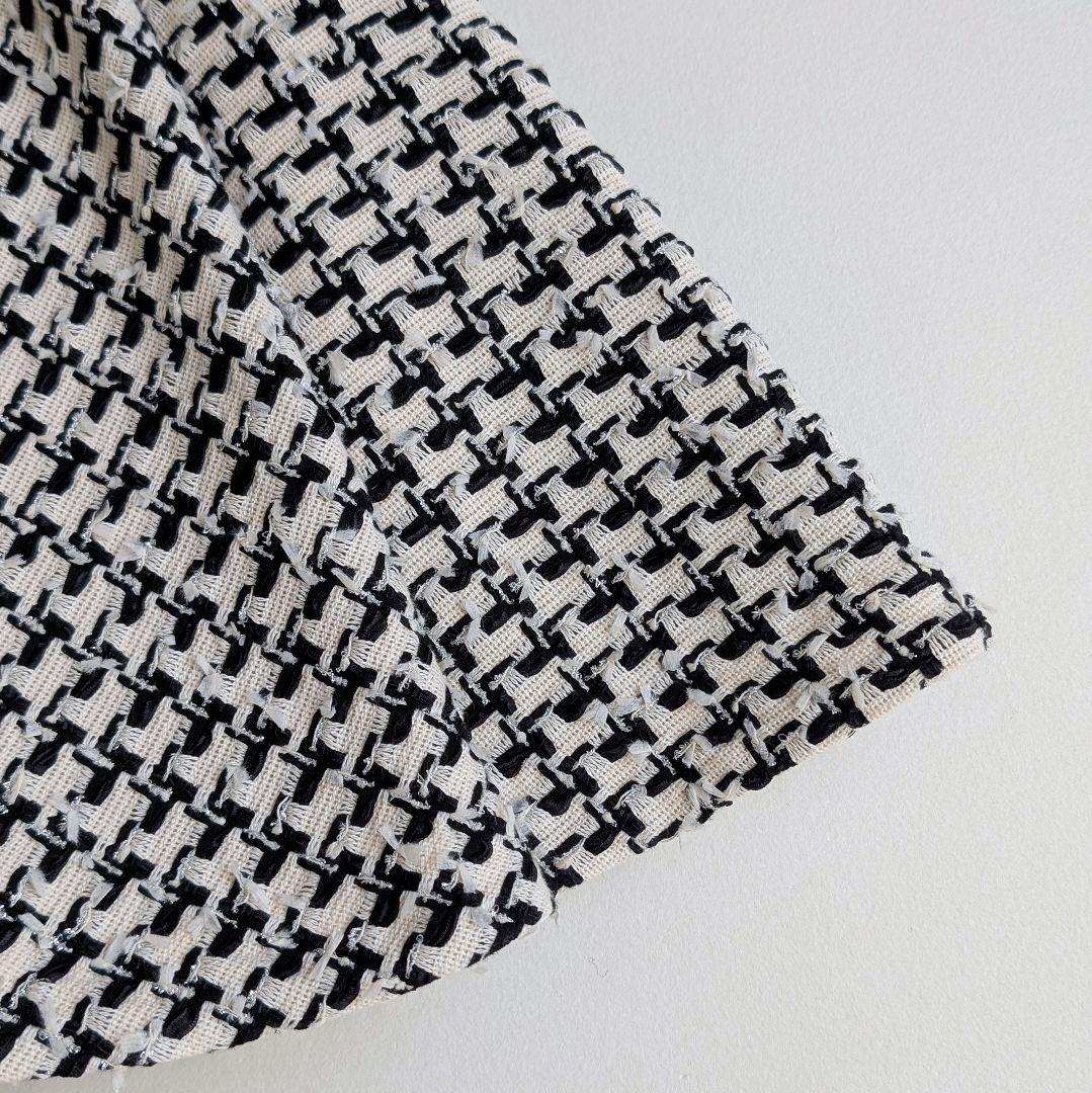 ADORE コットンチェックツィードジレ アドーア ベスト 日本製