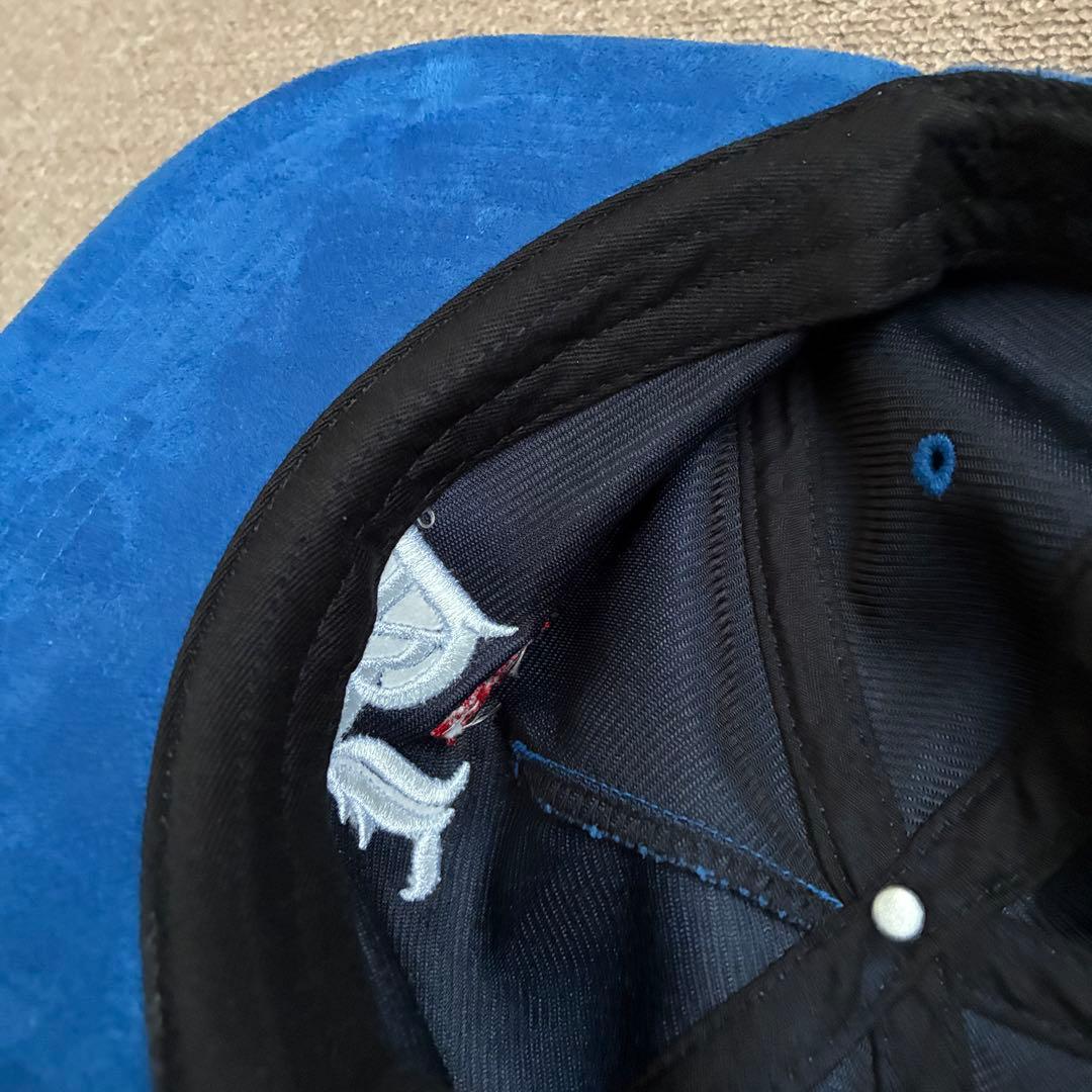 値下げ依頼 デリンクエントブロス スエード スナップバック キャップ LA