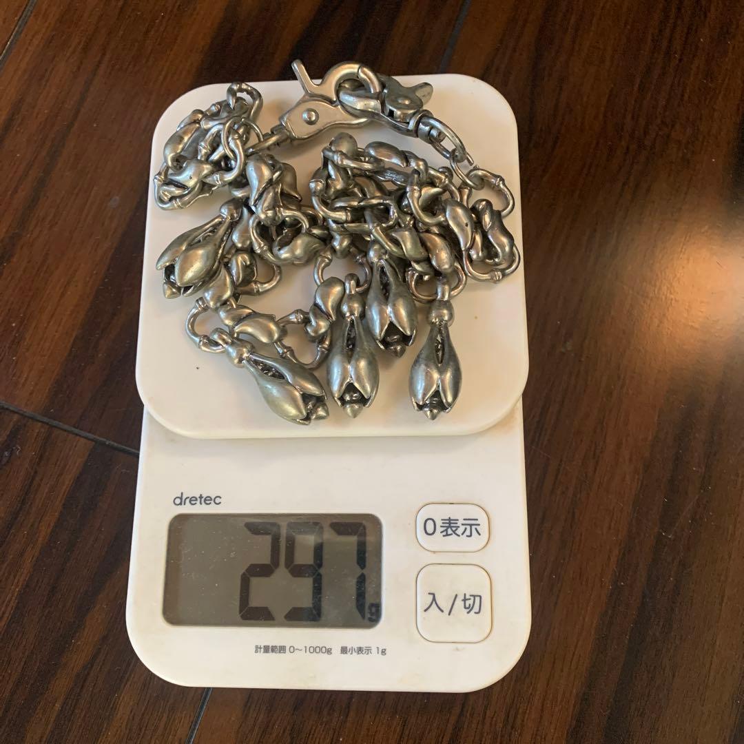 5連ベルウォレットチェーン、ネックレス