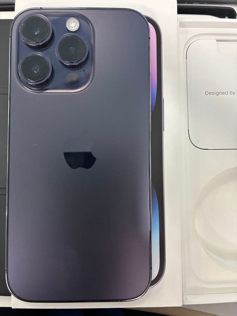 本日限定価格！iPhone 14 Pro ディープパープル simフリー