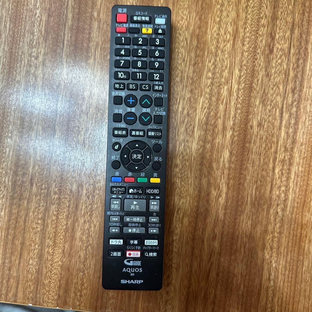 SHARP BD-C10CW ブルーレイレコーダー