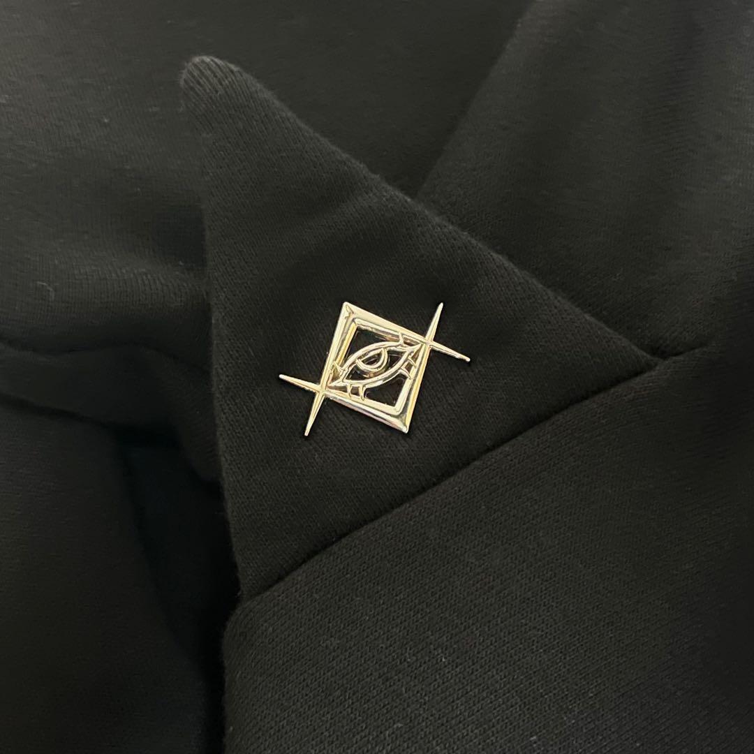 REFLEM レフレム 猫耳ZIPパーカー ジップパーカー 黒 刺繍