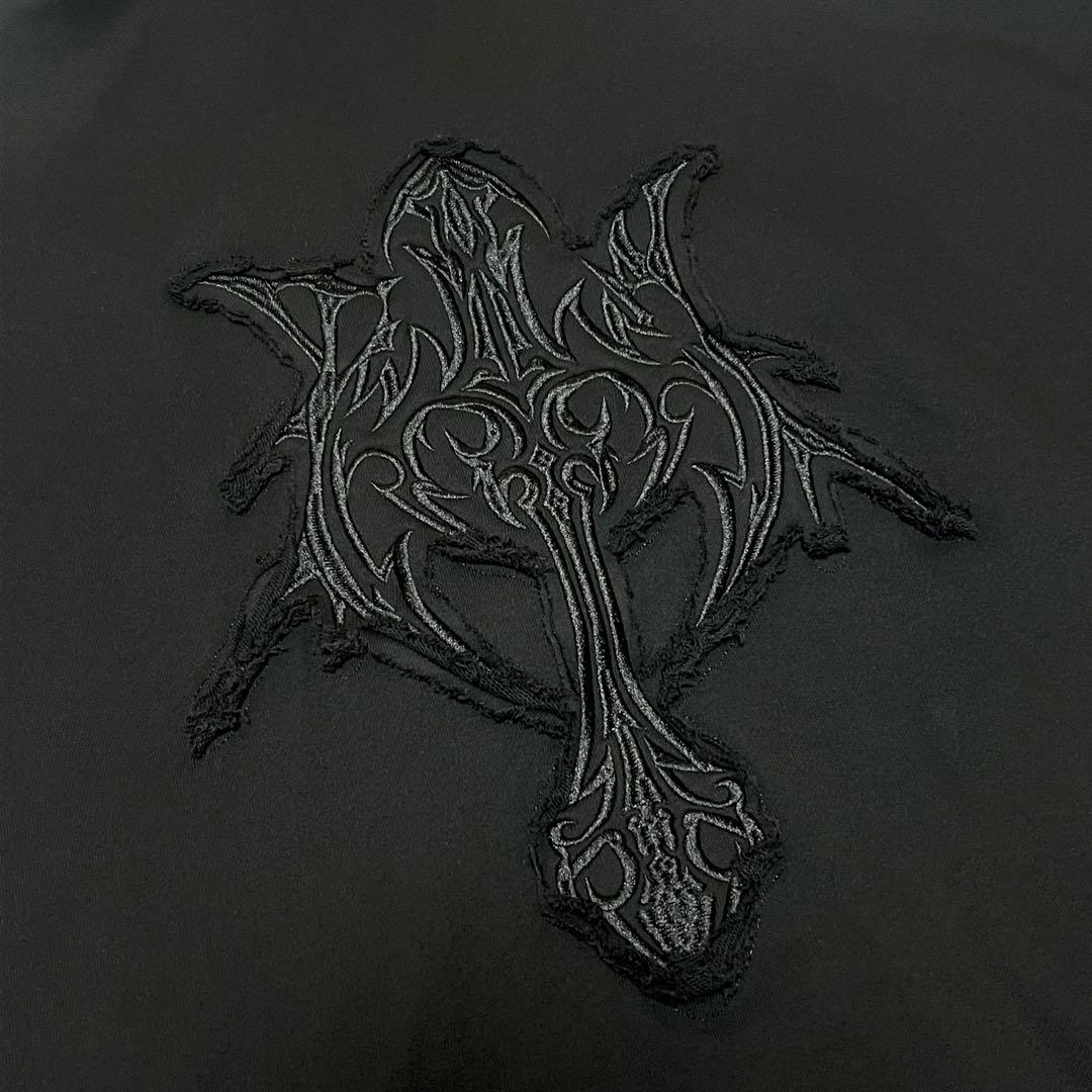 REFLEM レフレム 猫耳ZIPパーカー ジップパーカー 黒 刺繍