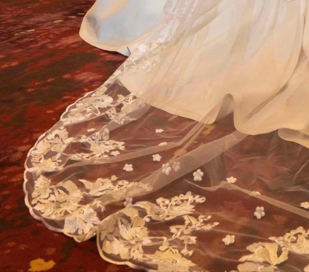 ウェディング　ベール ベールダウン可能 花嫁