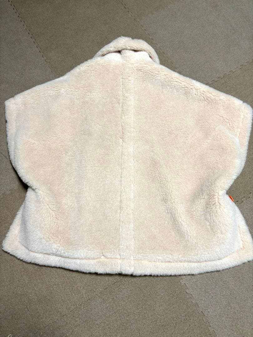 マックスマーラー風 テディベア ポンチョ 新品タグ付き アルパカ ウール シルク