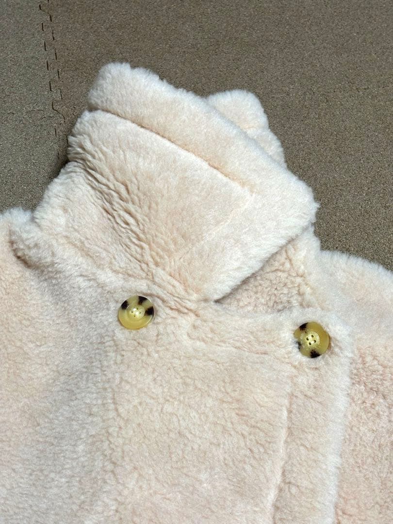 マックスマーラー風 テディベア ポンチョ 新品タグ付き アルパカ ウール シルク