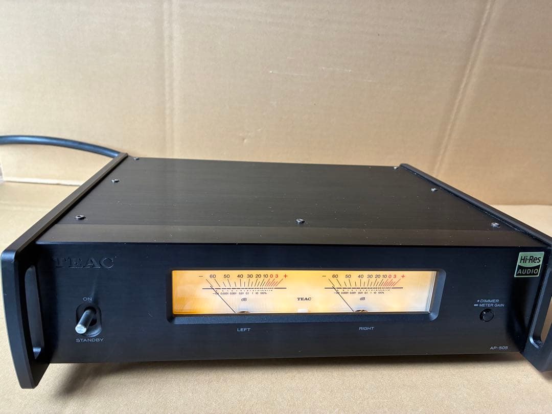 TEAC AP-505 パワーアンプ 元箱あり 動作確認済み