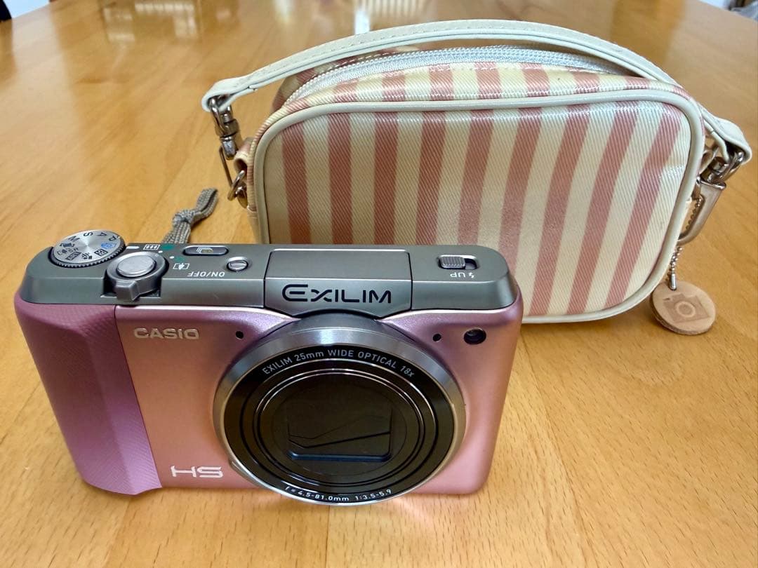 CASIO EXILIM EX-ZR700 ピンク　カメラポーチ付き