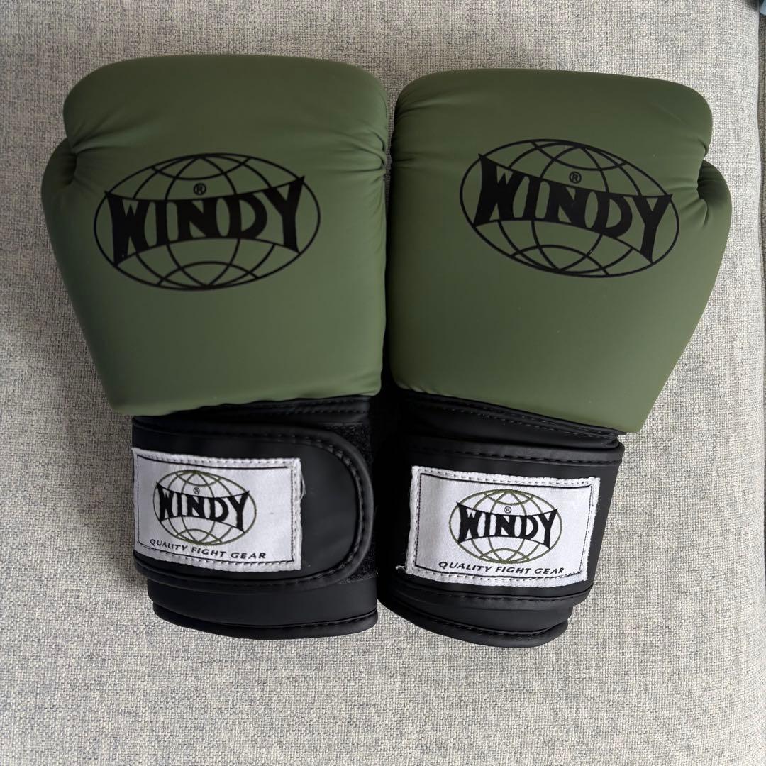 WINDY ボクシンググローブ BGVU 10oz オリーブグリーン