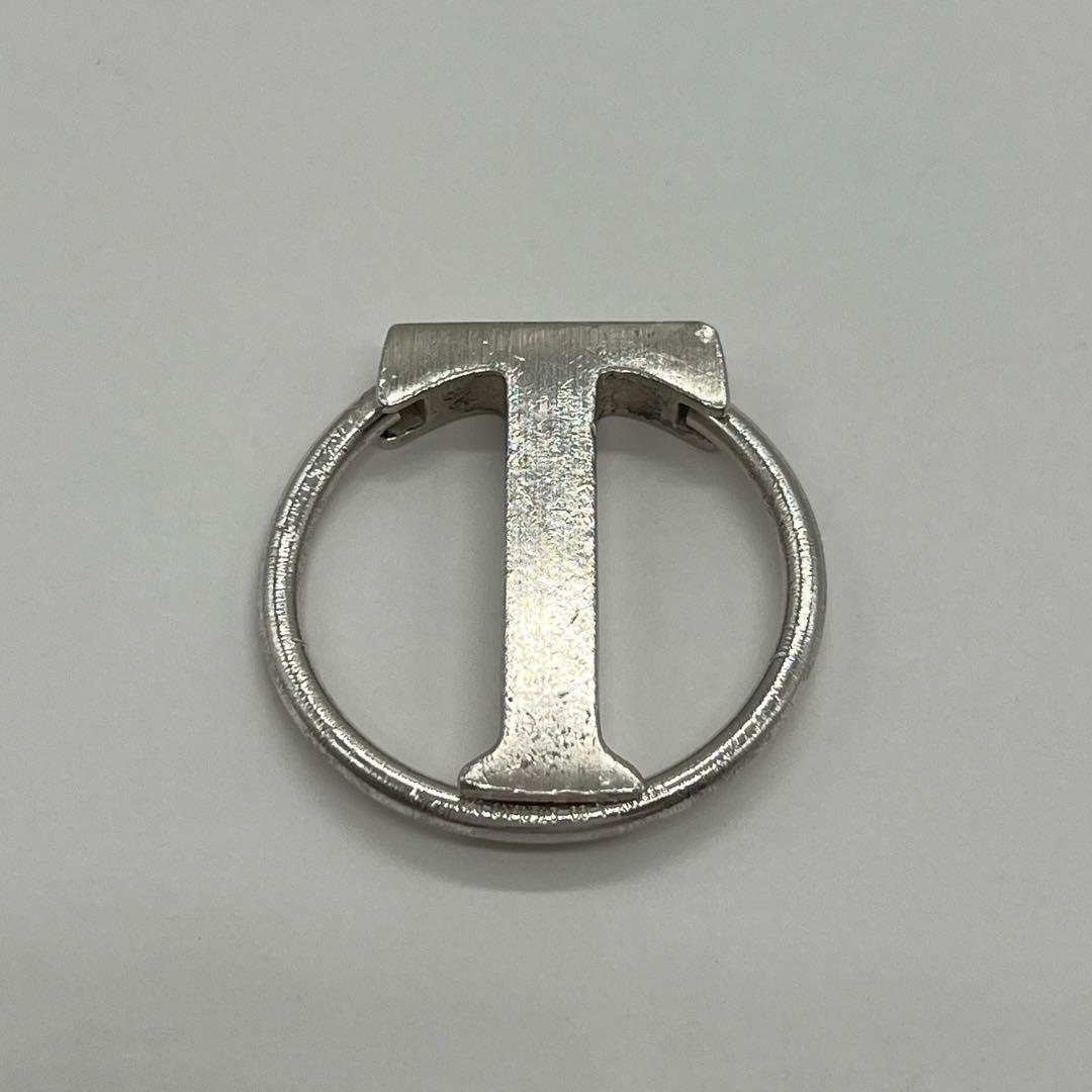 ティファニー TIFFANY Tモチーフ サークル キーリング ヴィンテージ