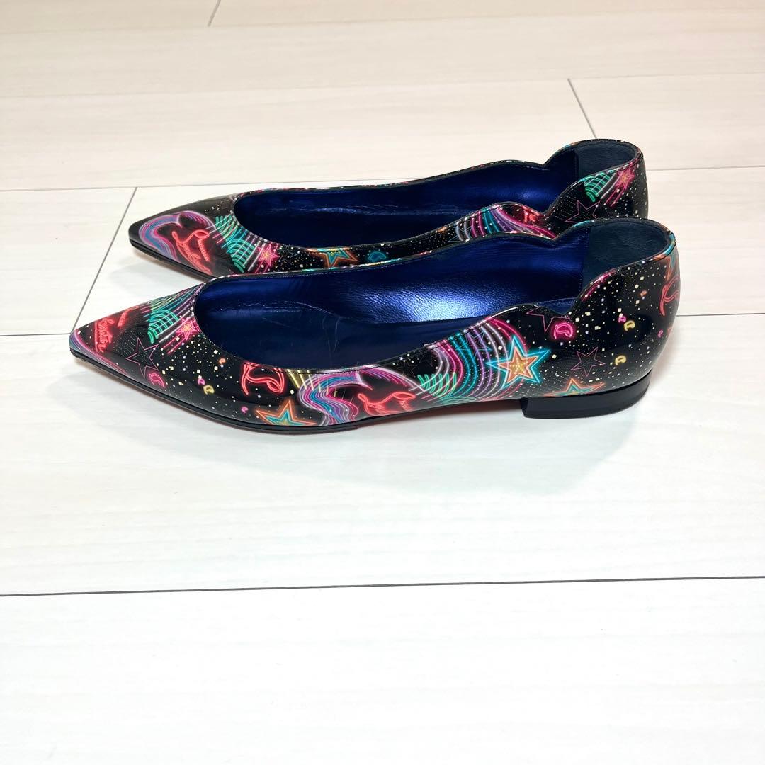 美品 クリスチャンルブタン フラットパンプス Hot Chickita