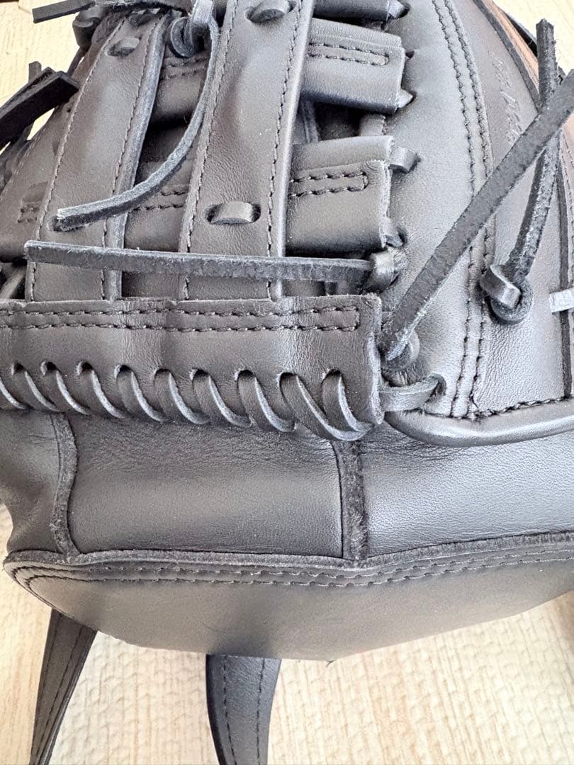 TRION 黒 野球グローブ メッシュバックパックスタイル