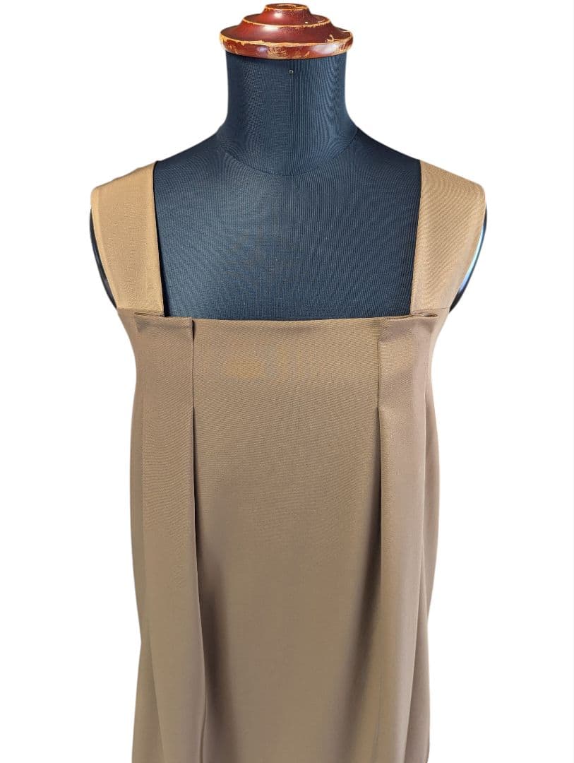 極美品 FOXY フォクシー バックリボン ジャンパーワンピ ひざ丈ワンピース