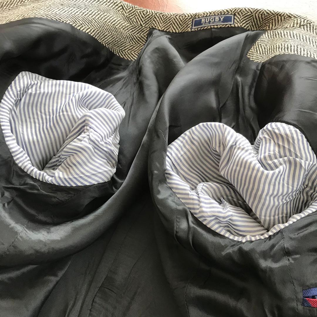 RUGBY ラルフローレン ラグビー ヘリンボーン ツイード ジャケット 38R