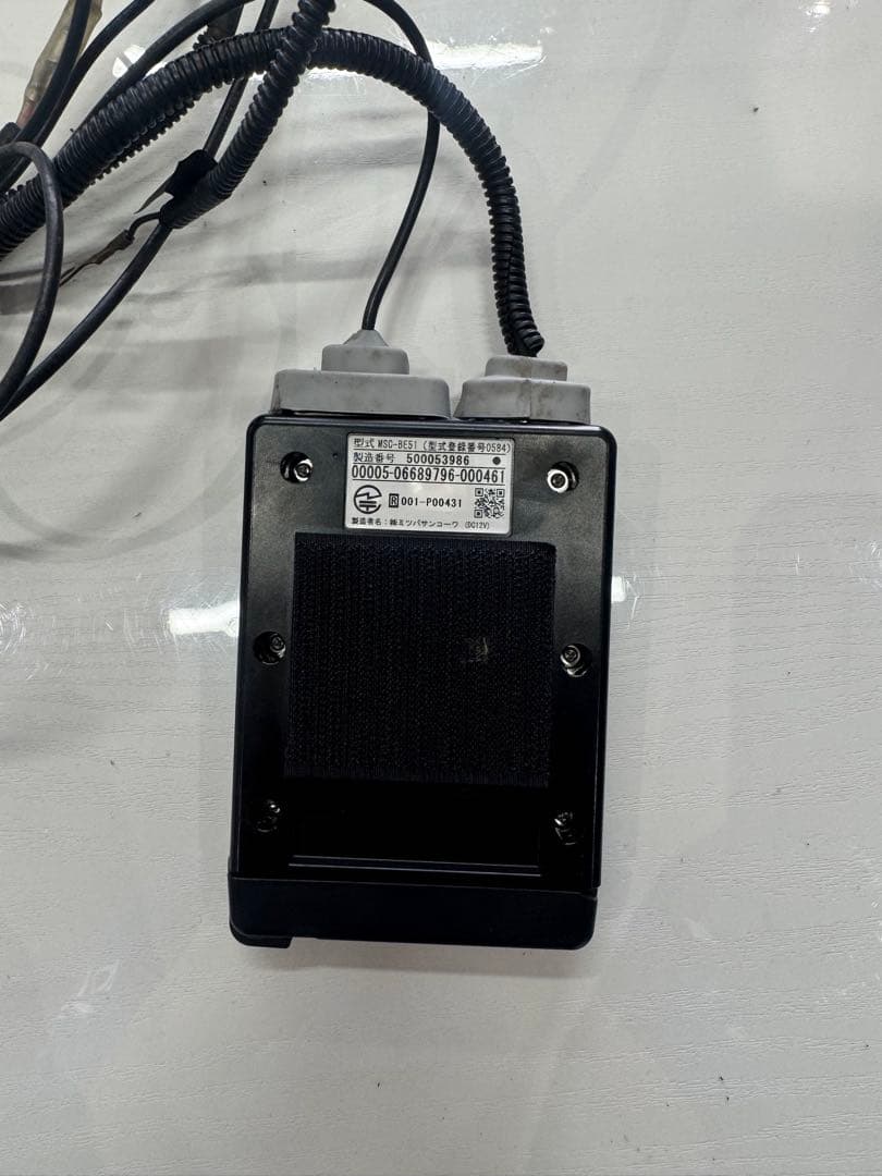 バイク用ETC アンテナ分離型　MITSUBA ミツバ　MSC-BE51 二輪用