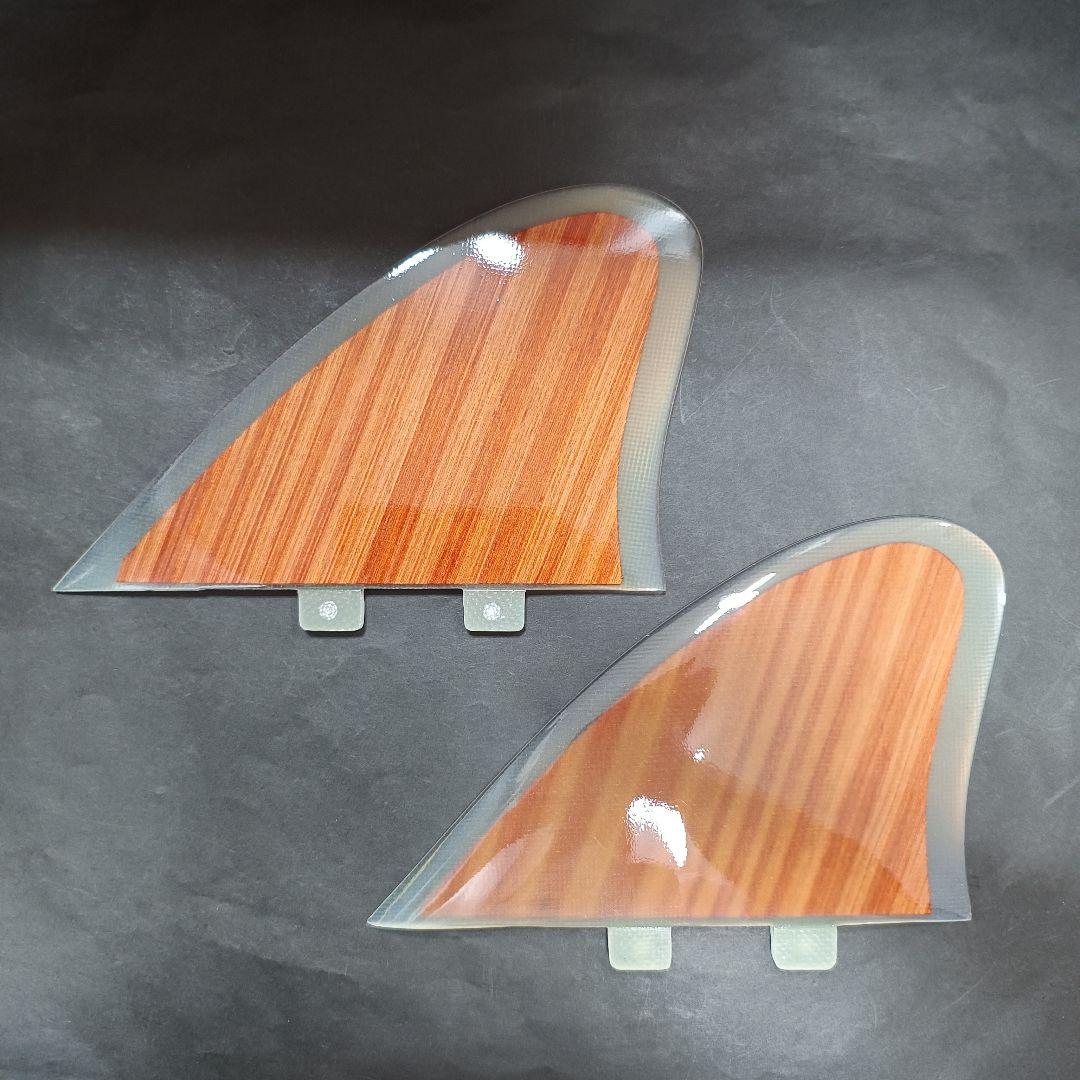 ウッドコア　クワッドフィン　FCS対応 ツインフィン　リアフィン