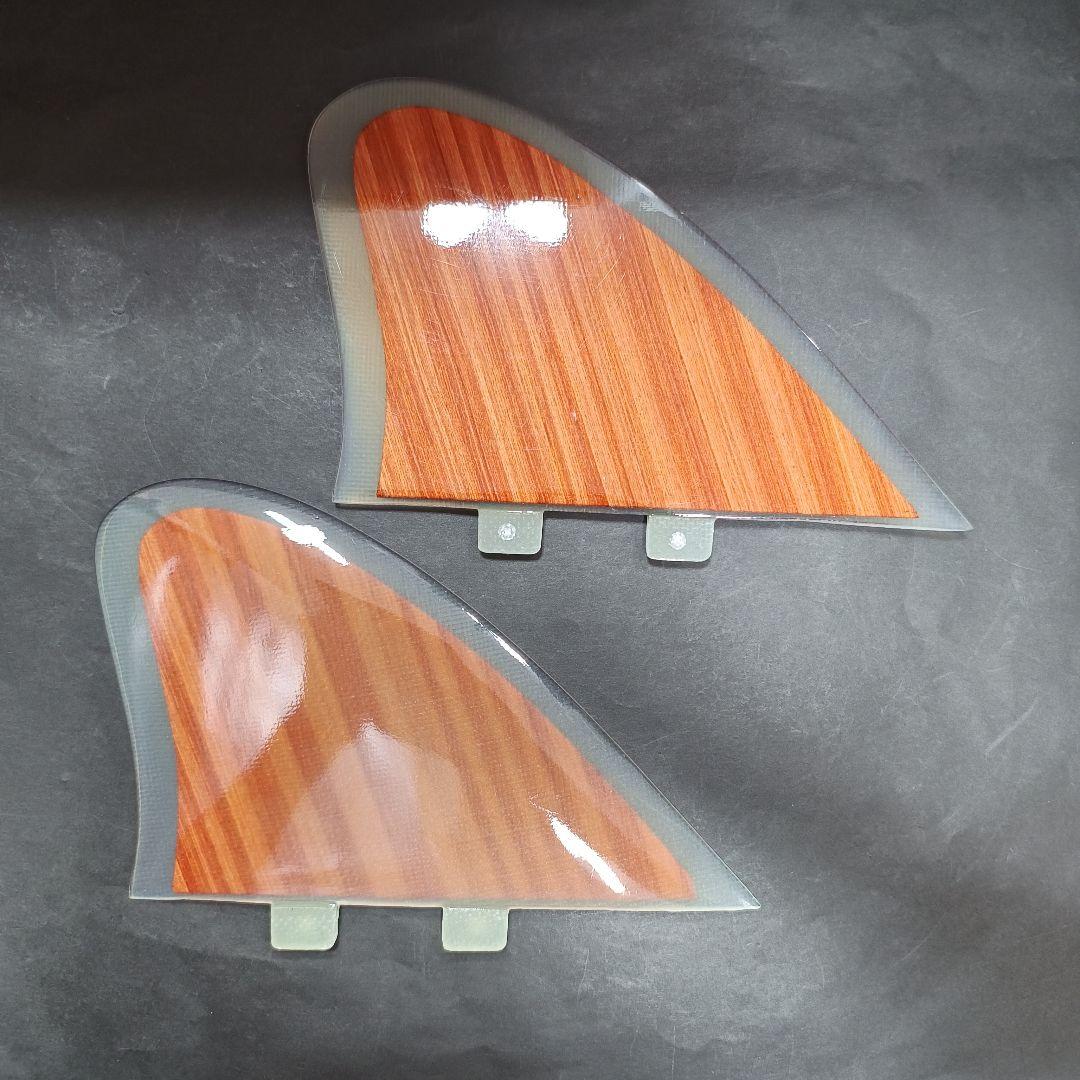 ウッドコア　クワッドフィン　FCS対応 ツインフィン　リアフィン