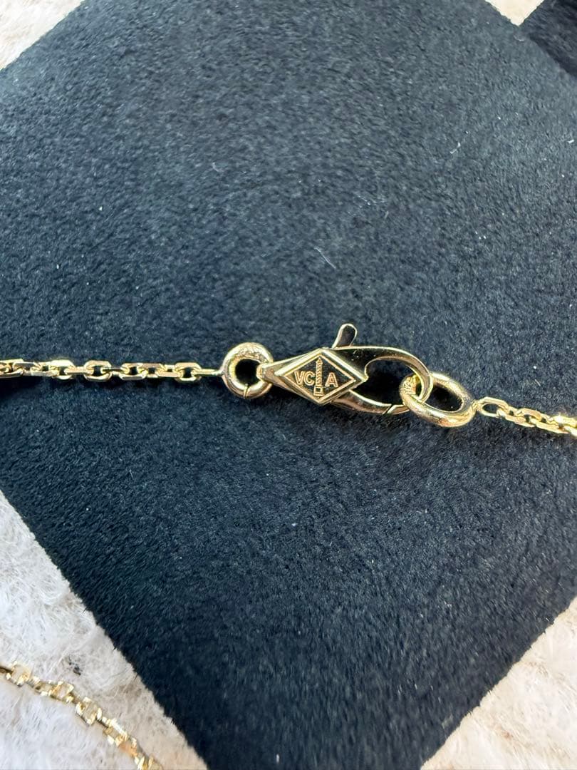 美品 ヴァンクリーフ&アーペル スウィート アルハンブラ ピアス カーネリアン