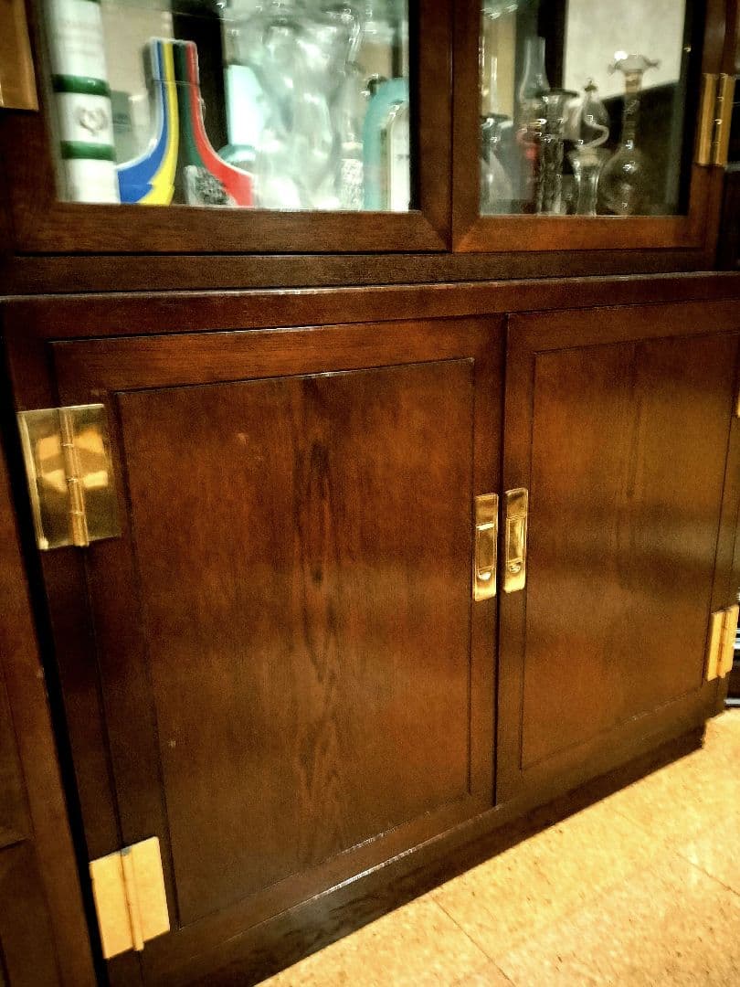 カリモク最高峰ドマーニ domani　キャビネット 飾り棚 食器棚 本棚 76万