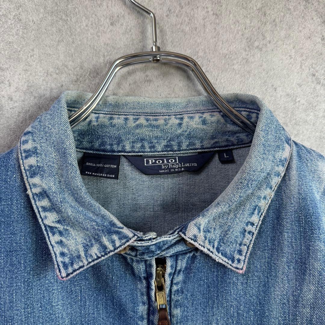 aiko-☺︎様 ポロ ラルフローレン デニム スウィングトップ L USA