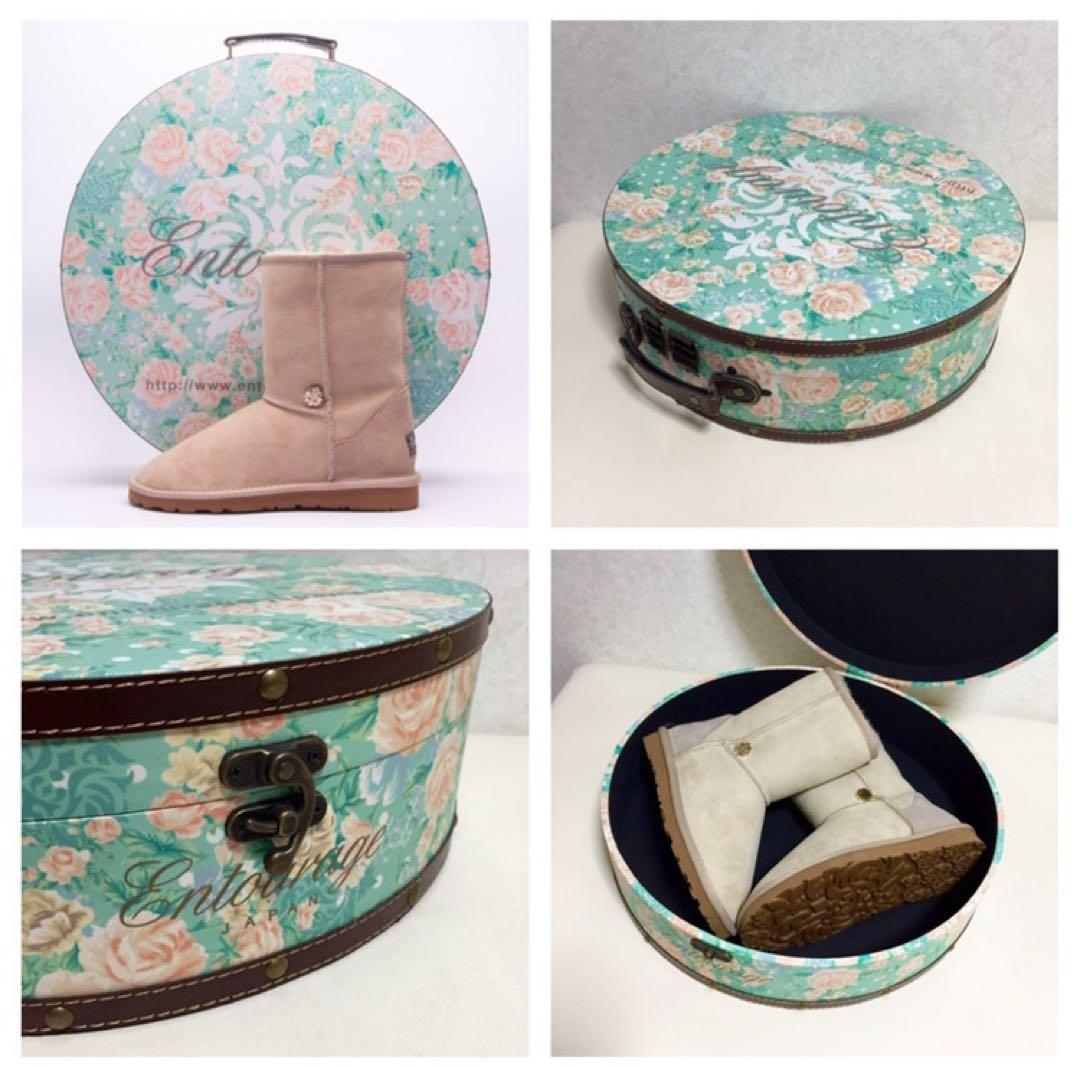 桜子様アントラージュ本革ムートンブーツ24cm/ベージュ（新品）