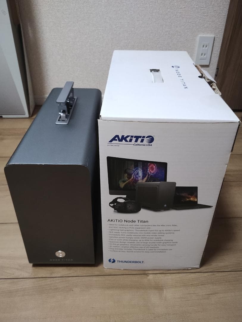 MSI GeForce RTX 3080+AKITIO Node GPUケース