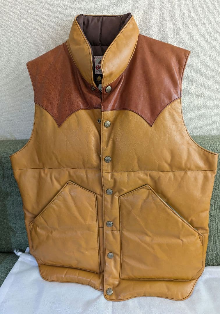 r*u様 RAINBOW COUNTRY Horsehide DownVest