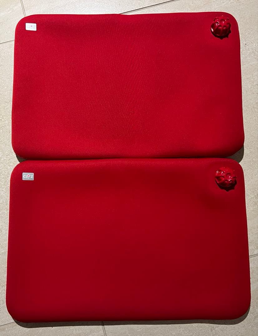 CLO’Z やわらか 湯たんぽ 座ぶとんタイプ 赤い湯たんぽ 穴なしタイプ