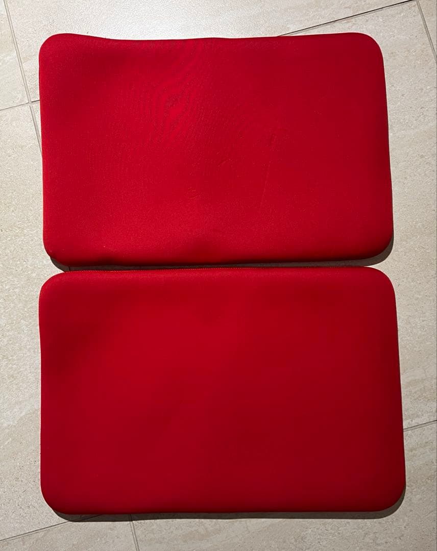 CLO’Z やわらか 湯たんぽ 座ぶとんタイプ 赤い湯たんぽ 穴なしタイプ