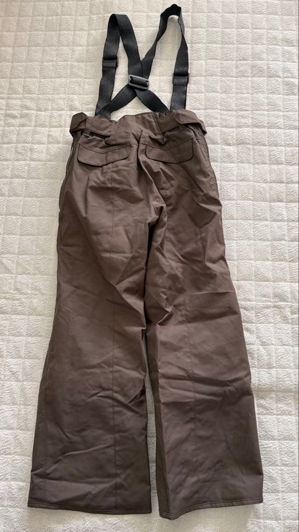 ellesse スキーウェア レディース上下 7-2ベージュ×ブラウンダウン80