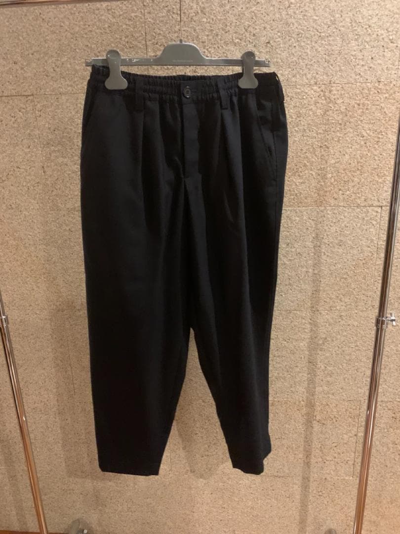 2018AW MARNI ウール トラウザーズ 44 黒系 イタリア製