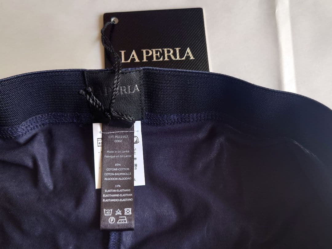【新品未使用】LA PERLA ラ・ペルラ ネイビー ボクサーパンツ M 2枚