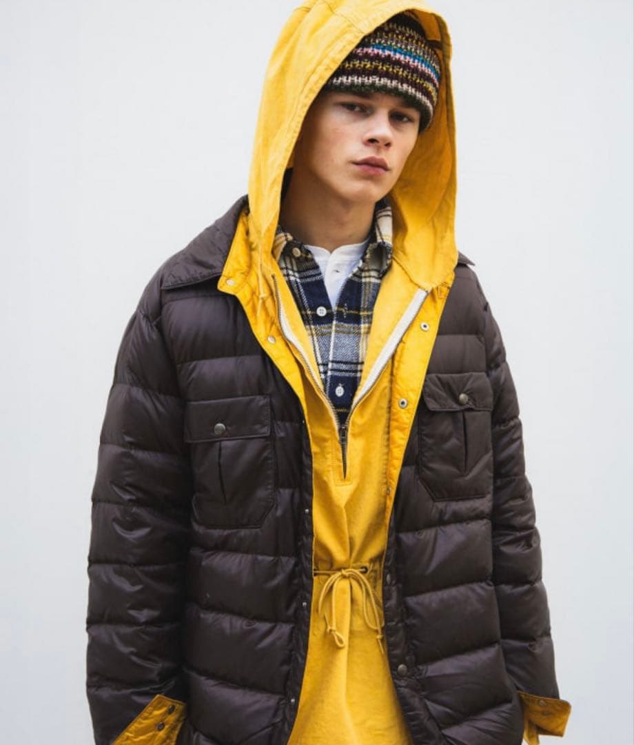 beams plus シェラデザイン 別注ダウンシャツ 現行品 2回着用