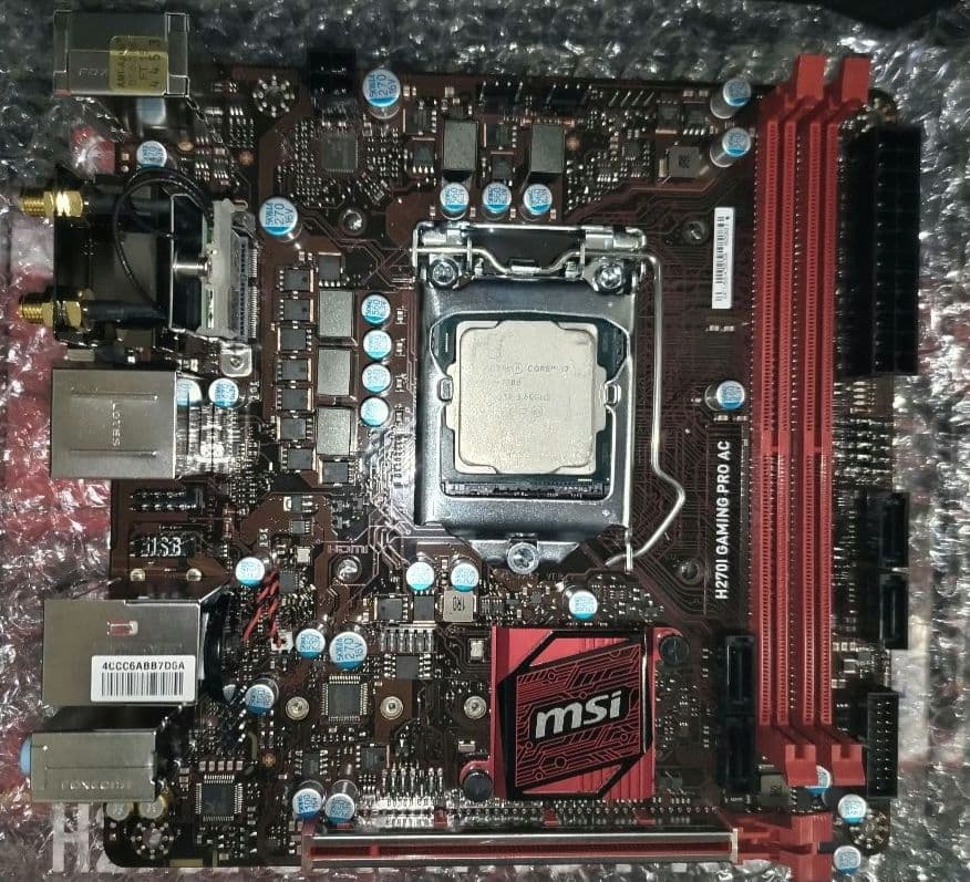 美品 H270I GAMING PRO AC 16GB i7 7700 セット