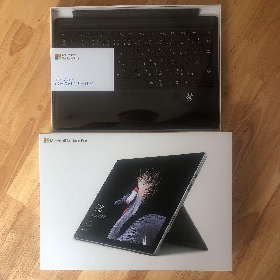 Microsoft surface pro  タイプカバー 指紋認証センサー付き