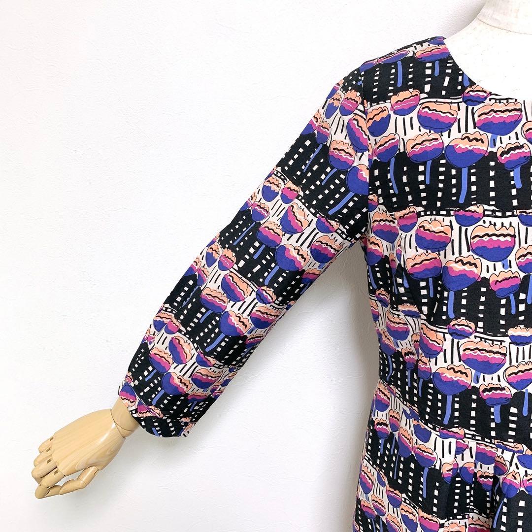 【bluebell ✨】❤️ローラアシュレイ✨サイズ2✨シルク混ワンピース