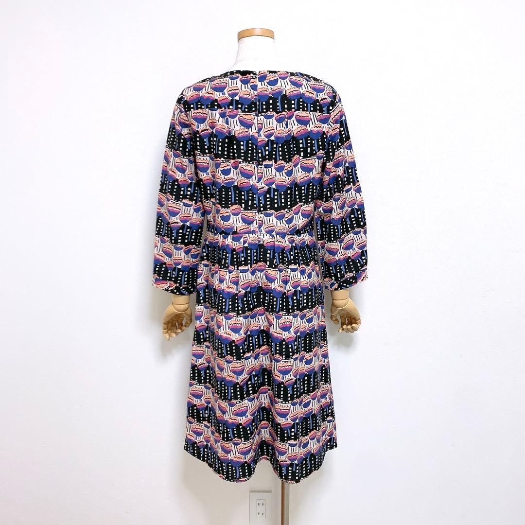 【bluebell ✨】❤️ローラアシュレイ✨サイズ2✨シルク混ワンピース