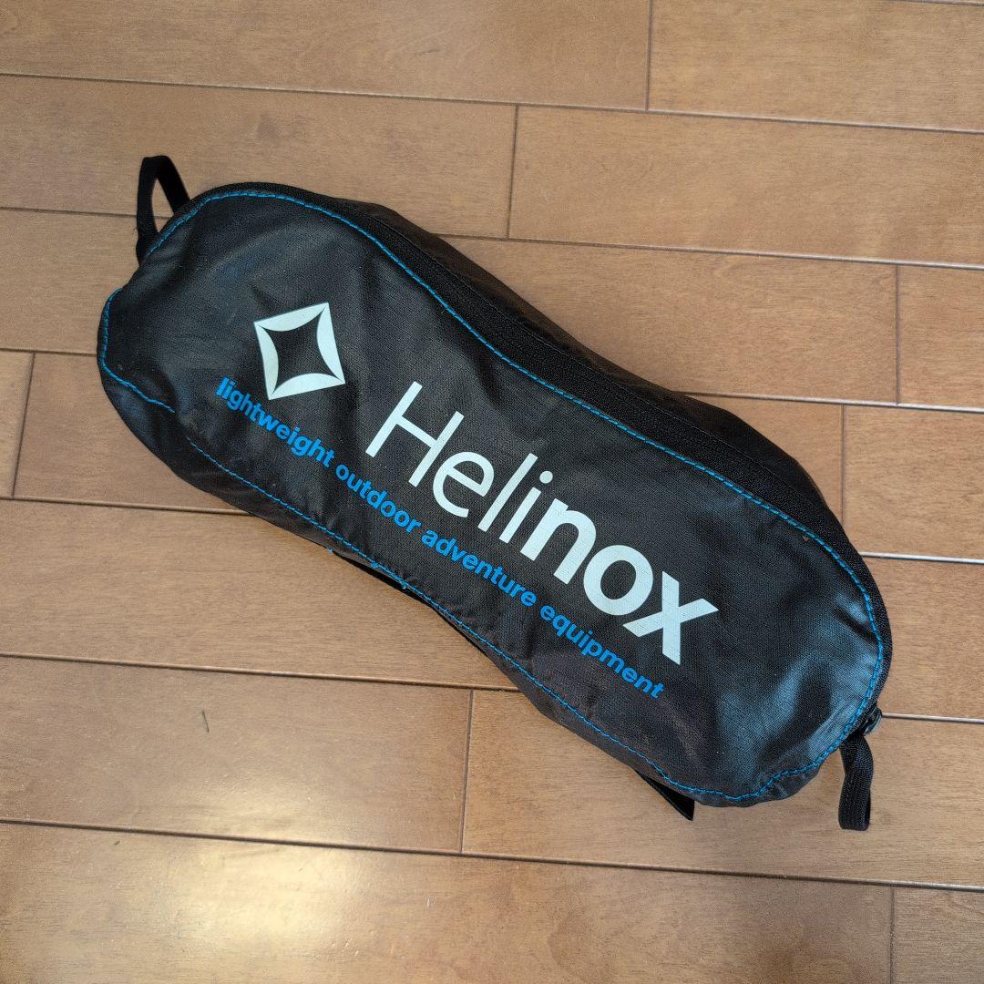 Helinox アウトドアチェア ブラック/ブルー