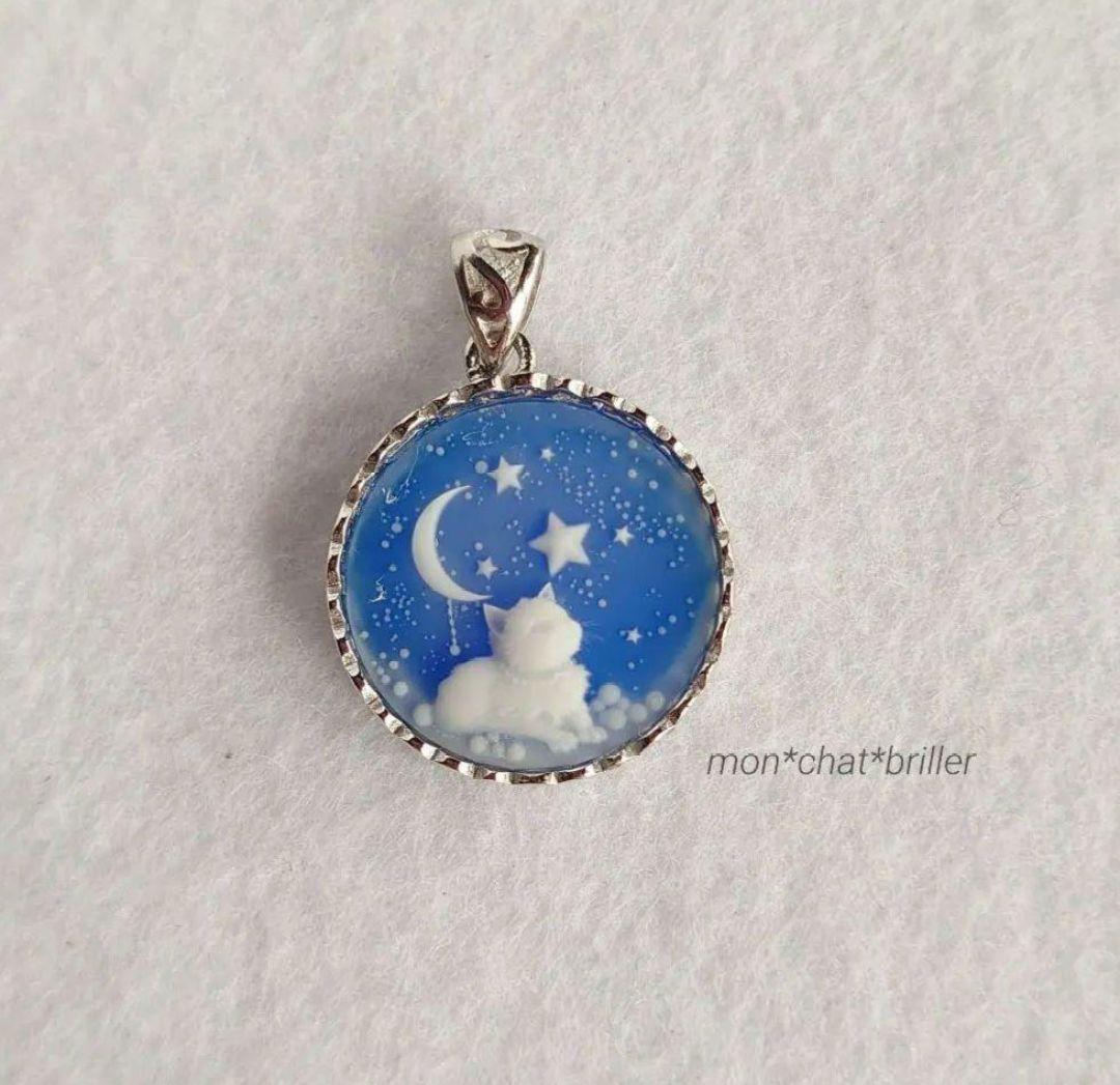 Ruby　猫モチーフペンダントセット