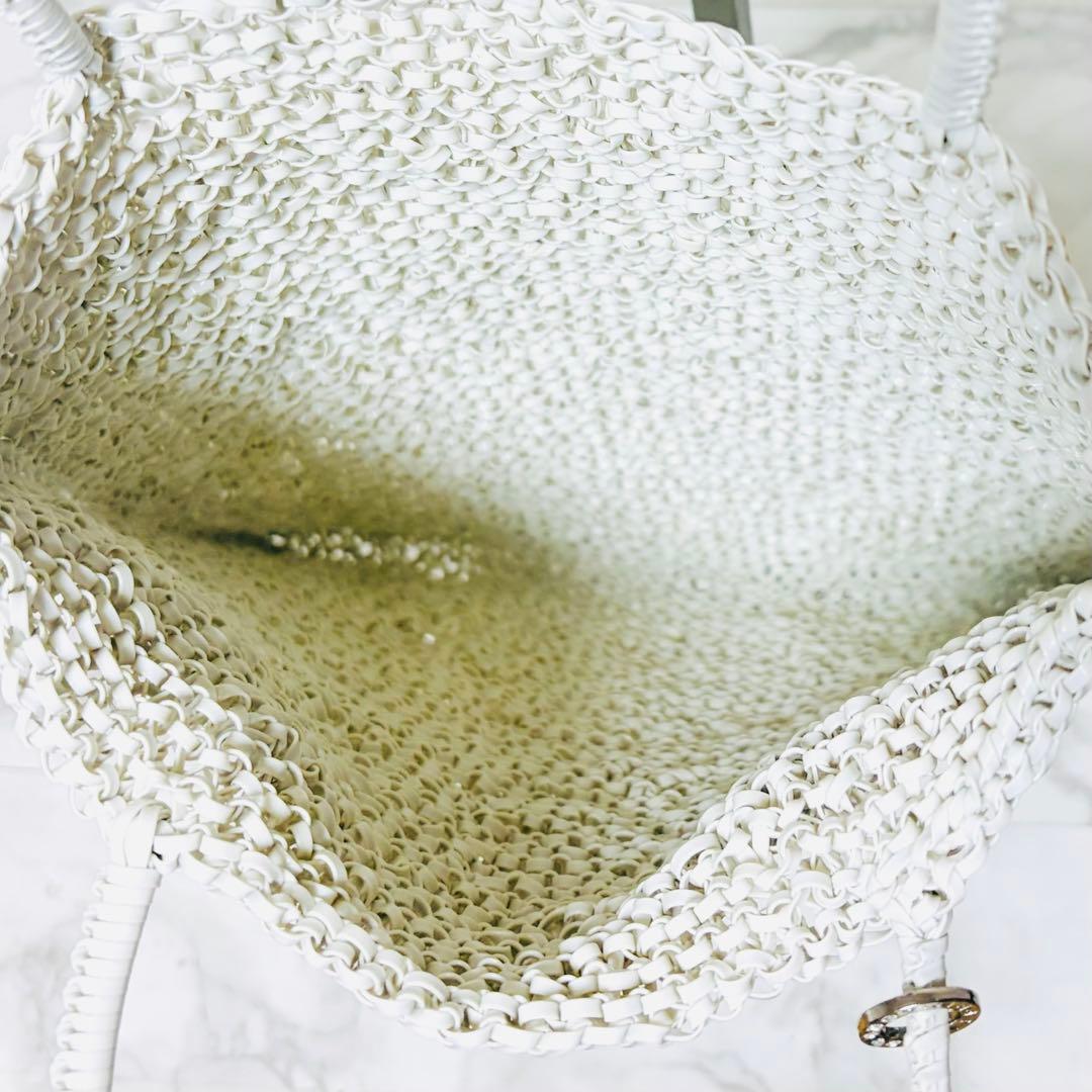 ✨極美品✨アンテプリマ ワイヤーバッグ ハンドバッグ マットホワイト