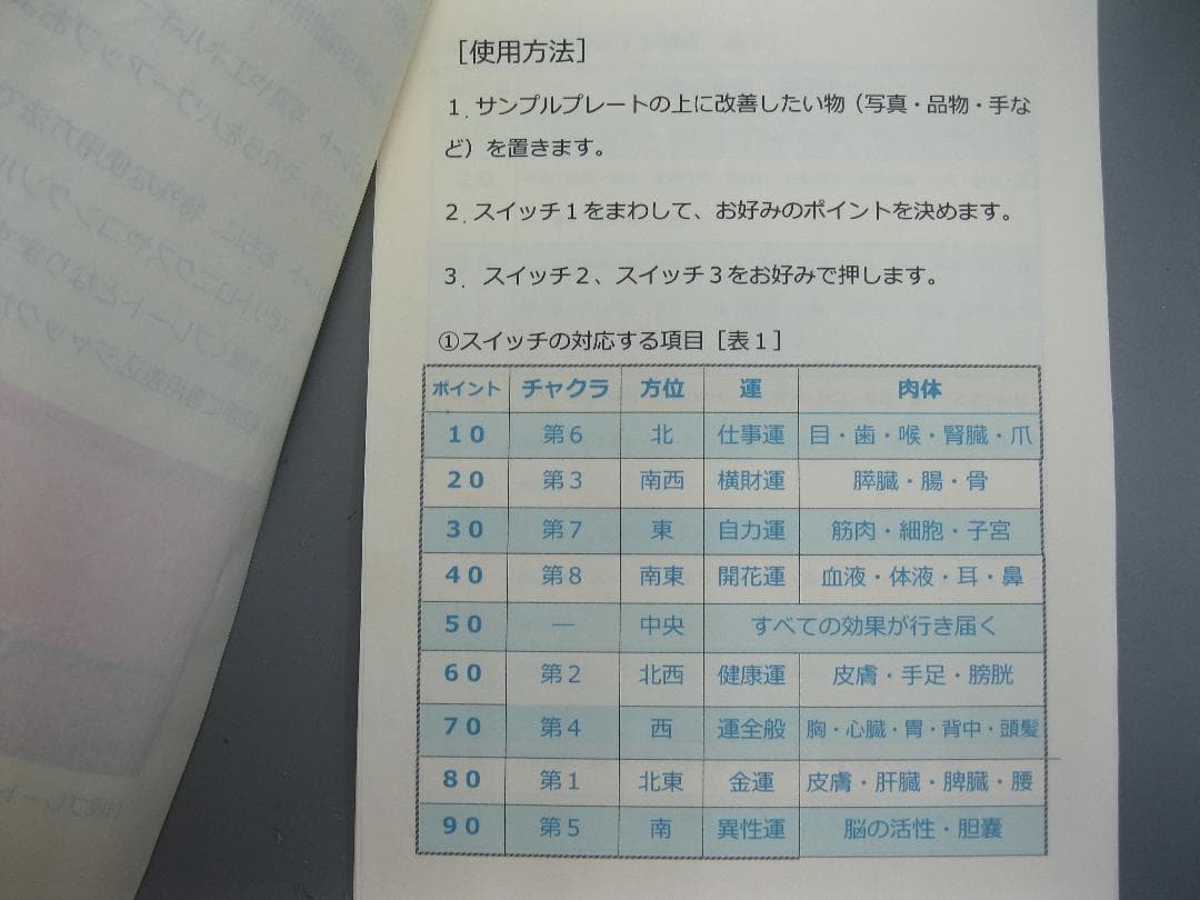 波動改善機『ザリアス』