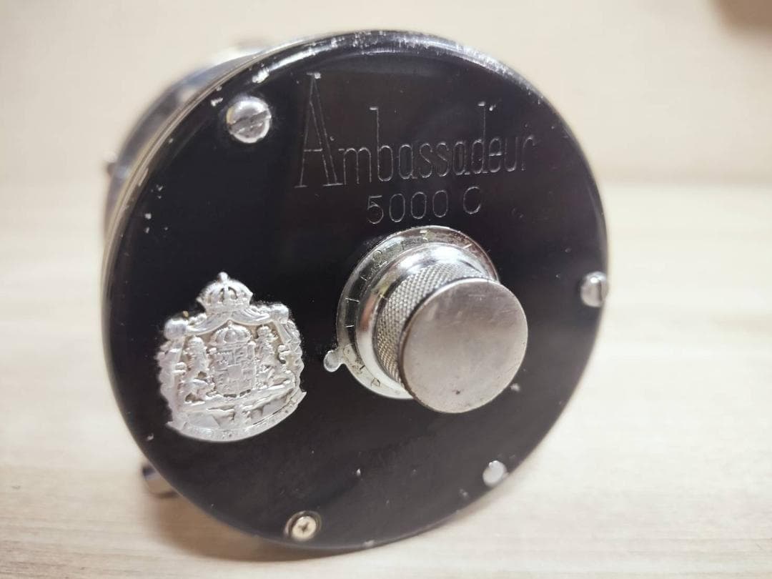 アブガルシア　アンバサダー5000C 　ビンテージ　リール abu 　黒