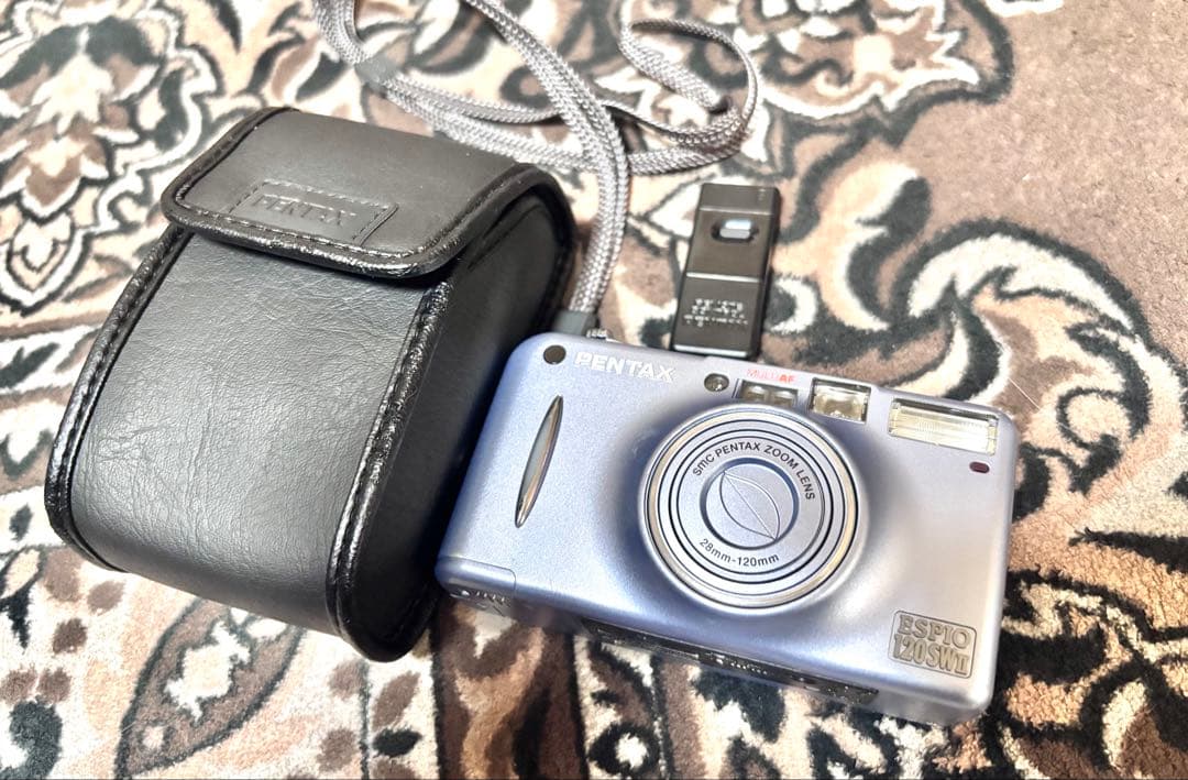 美品☆PENTAX ペンタックスESPIO 120SWⅡ ブルー☆フィルムカメラ
