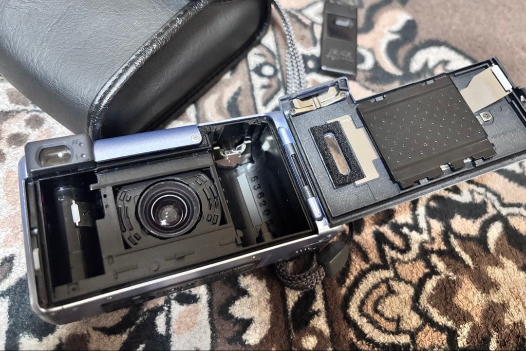 美品☆PENTAX ペンタックスESPIO 120SWⅡ ブルー☆フィルムカメラ