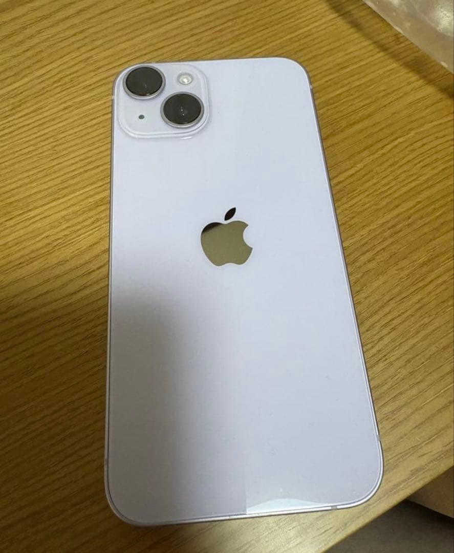 iPhone14 256GB パープル ジャンク 外カメラ不良 SIMフリー