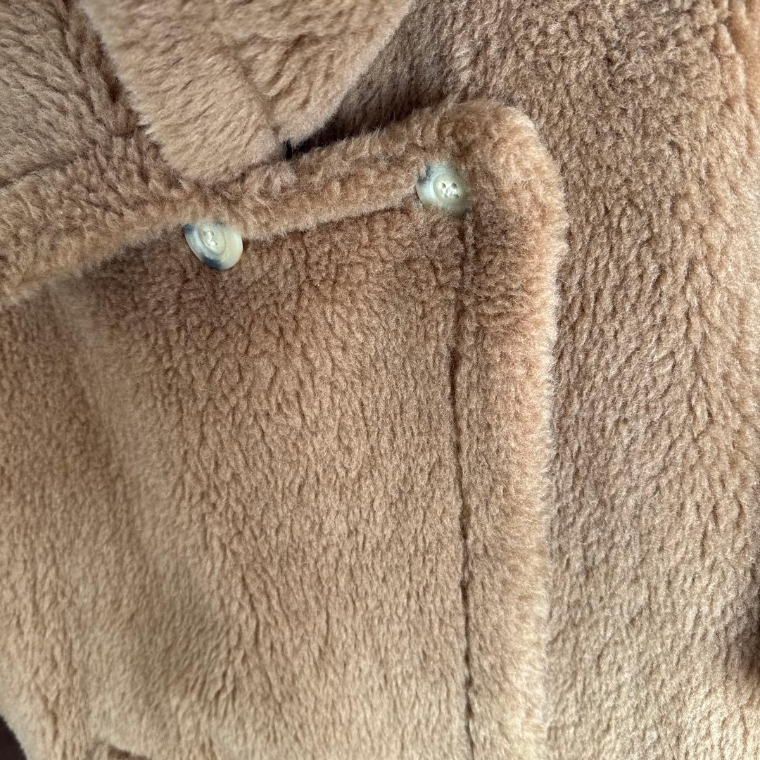 ベアポンチョコート　ケープコート　ボア　Sサイズ